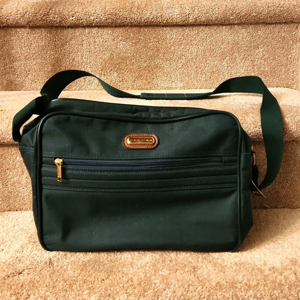 Jaguar Dark Green Travel Carry-on Bag w/ Strap